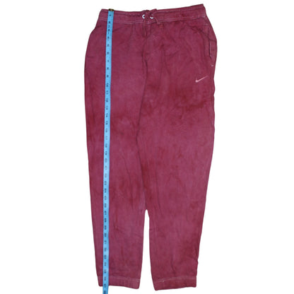 Womens UK Size S Nike Regular Fit Jogger Red Trousers