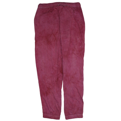 Womens UK Size S Nike Regular Fit Jogger Red Trousers