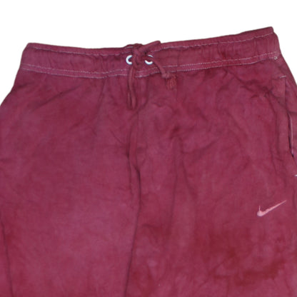 Womens UK Size S Nike Regular Fit Jogger Red Trousers