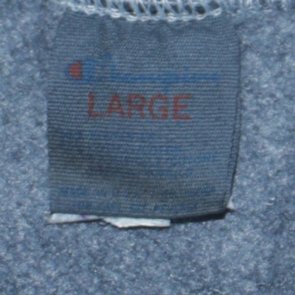 Mens UK Size L Champion Blue Pullover Sweatshirt