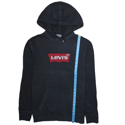Mens UK Size L Levi's Black Pullover Hoodie