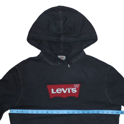 Mens UK Size L Levi's Black Pullover Hoodie