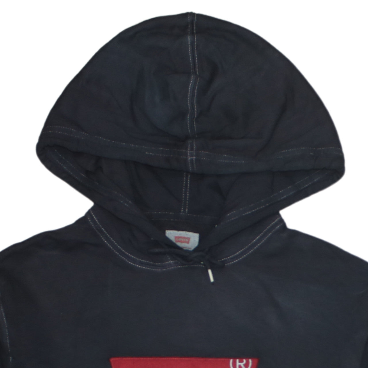 Mens UK Size L Levi's Black Pullover Hoodie
