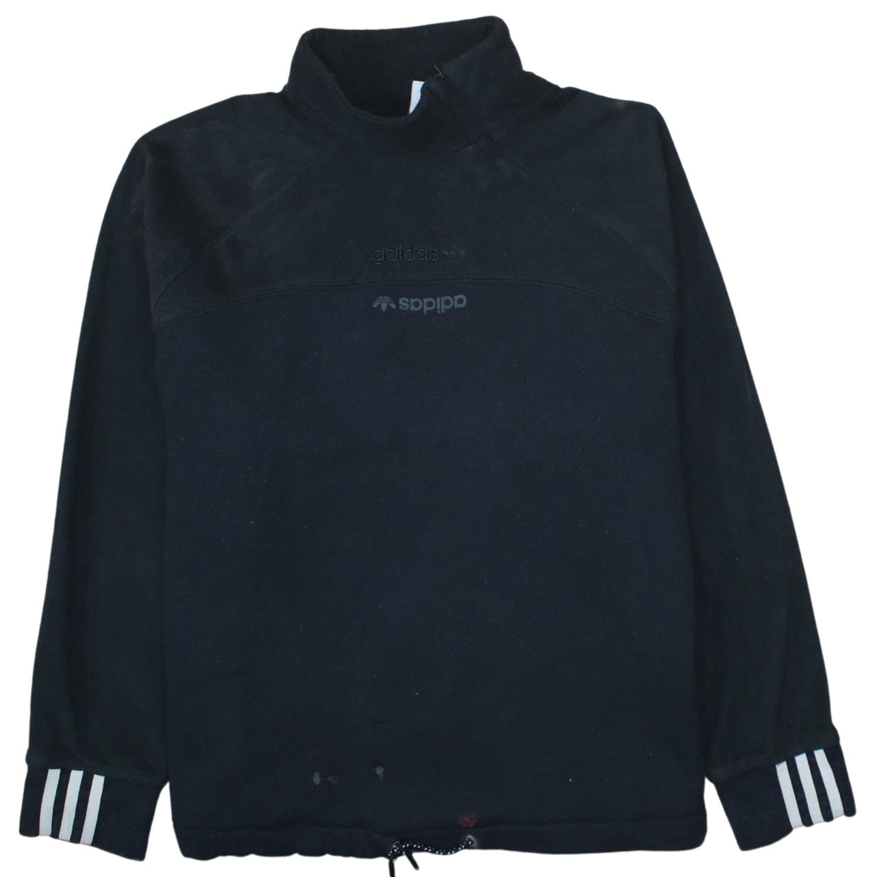 Womens UK Size 18 adidas Black Pullover Sweatshirt