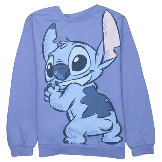 Disney at Primark Girls Blue Stitch Pullover Sweatshirt 11-12 Years