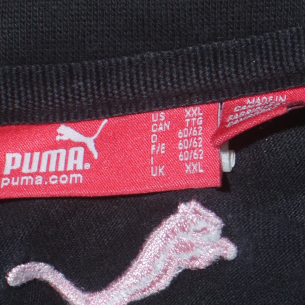 Womens UK Size 2XL PUMA Black Pullover Sweatshirt