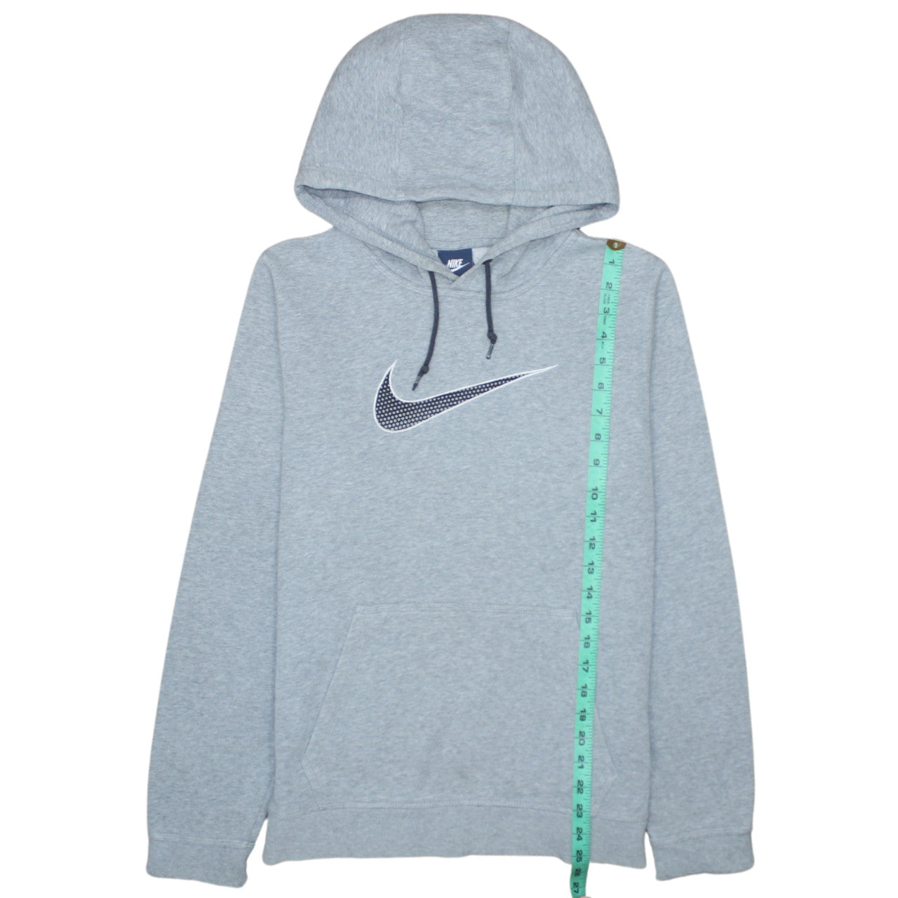 Mens UK Size M Nike Grey Pullover Hoodie