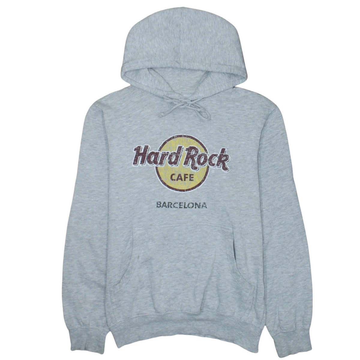 Mens UK Size M Hard Rock Cafe Grey Pullover Hoodie