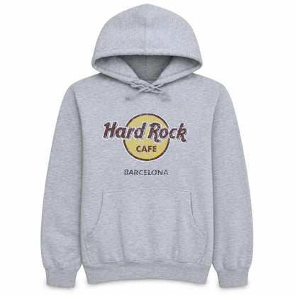 Mens UK Size M Hard Rock Cafe Grey Pullover Hoodie