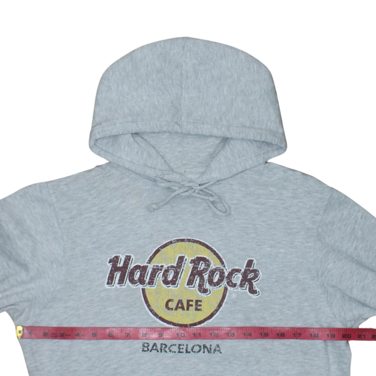 Mens UK Size M Hard Rock Cafe Grey Pullover Hoodie