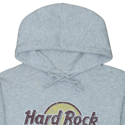 Mens UK Size M Hard Rock Cafe Grey Pullover Hoodie