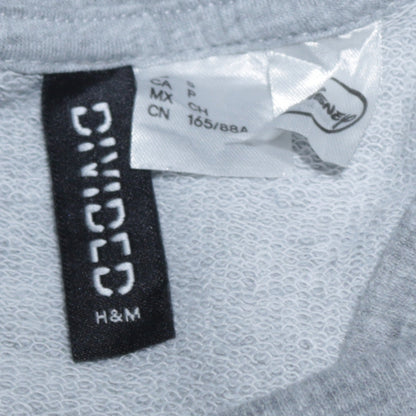 Womens UK Size S H&M Grey Pullover Sweatshirt