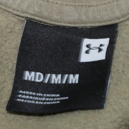 Mens UK Size M Under armour Green Pullover Hoodie
