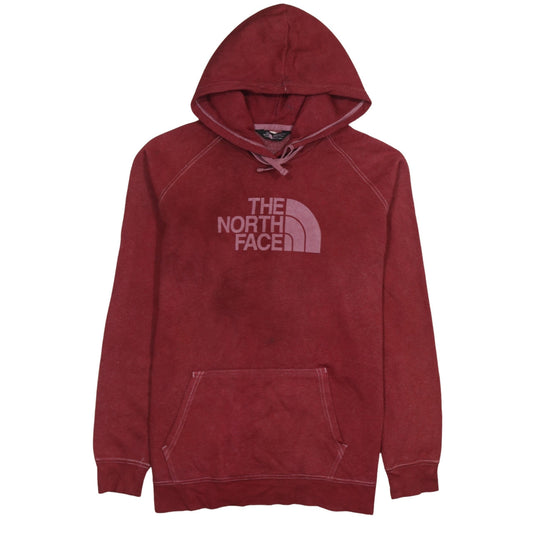 Womens UK Size XL The North Face Red Pullover Hoodie