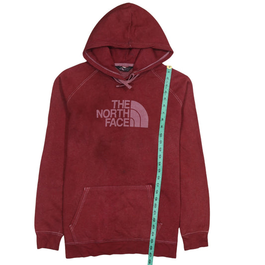 Womens UK Size XL The North Face Red Pullover Hoodie