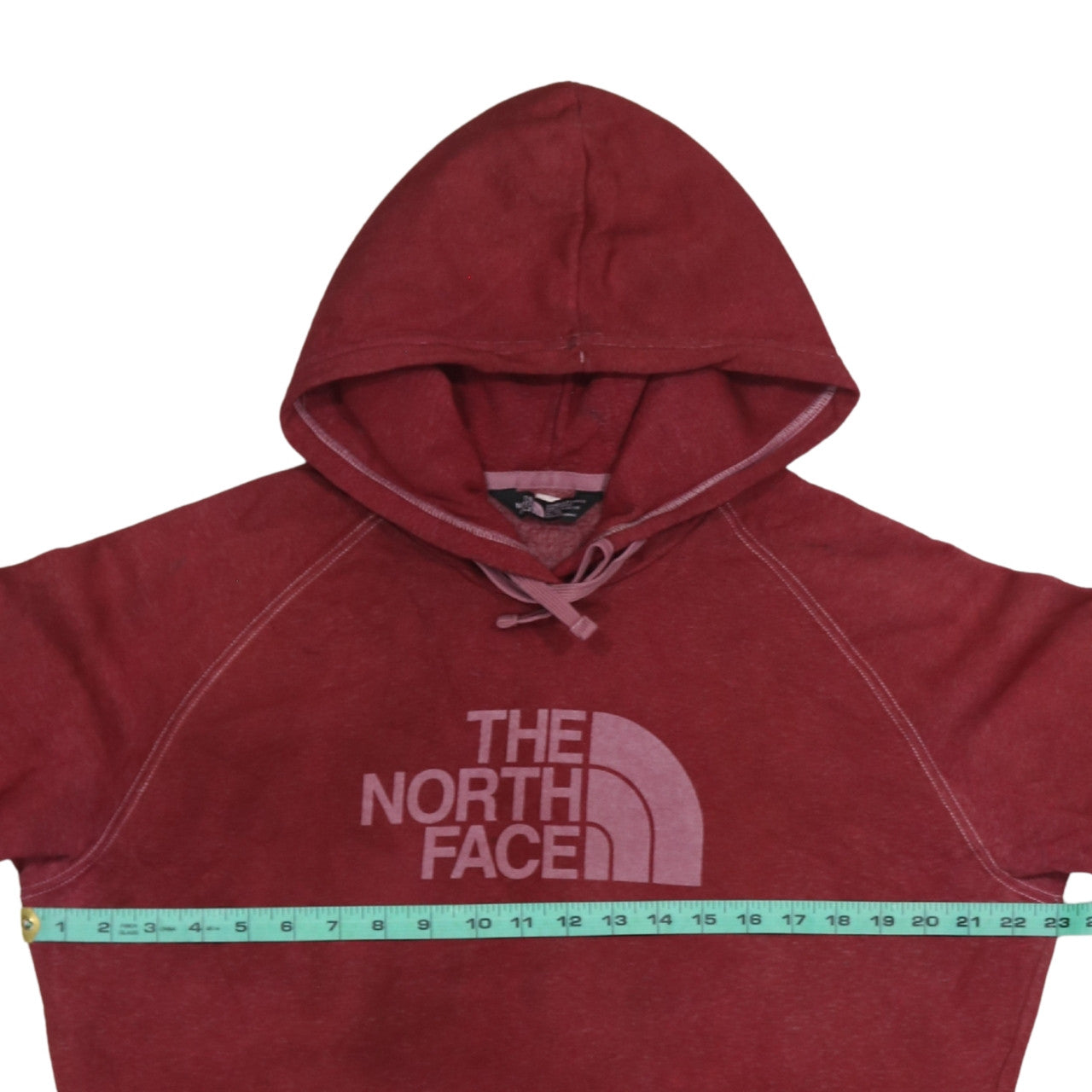 Womens UK Size XL The North Face Red Pullover Hoodie