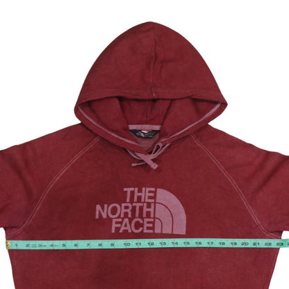 Womens UK Size XL The North Face Red Pullover Hoodie