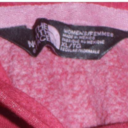 Womens UK Size XL The North Face Red Pullover Hoodie