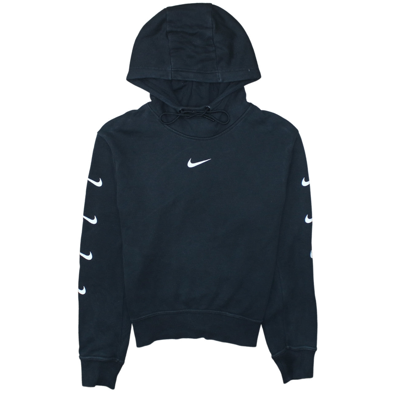 Womens UK Size S Nike Black Pullover Hoodie