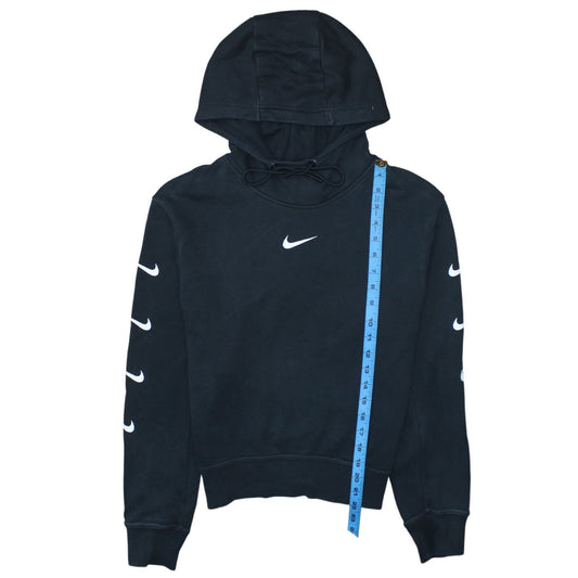 Womens UK Size S Nike Black Pullover Hoodie