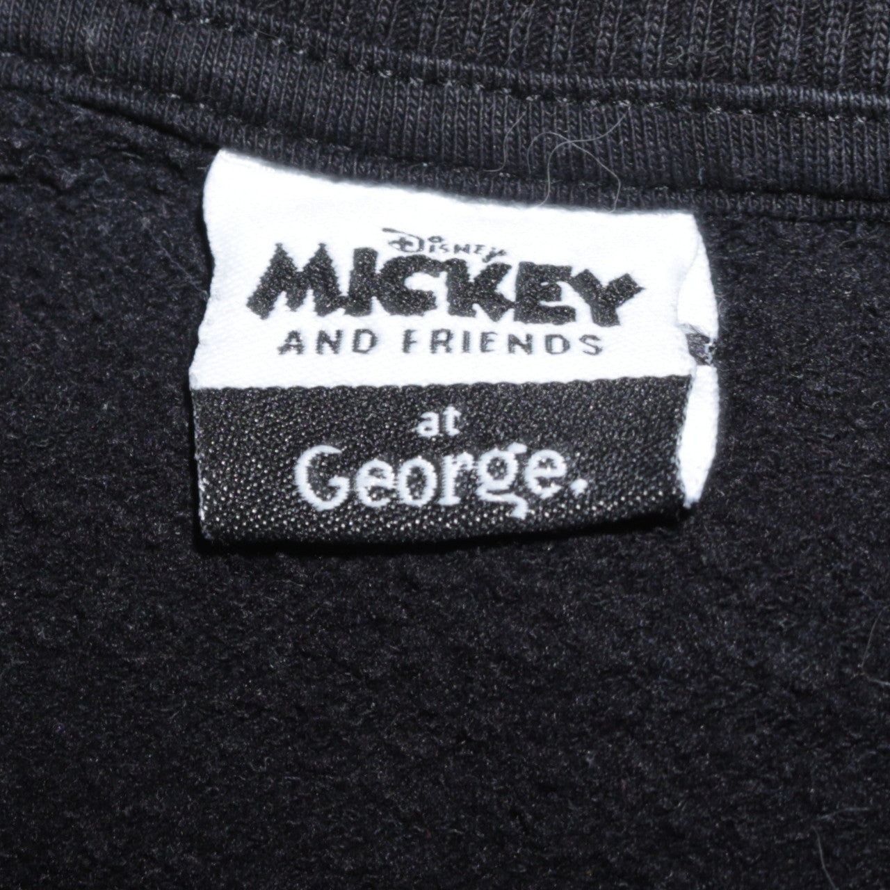 Womens UK Size 20 George Black Pullover Sweatshirt