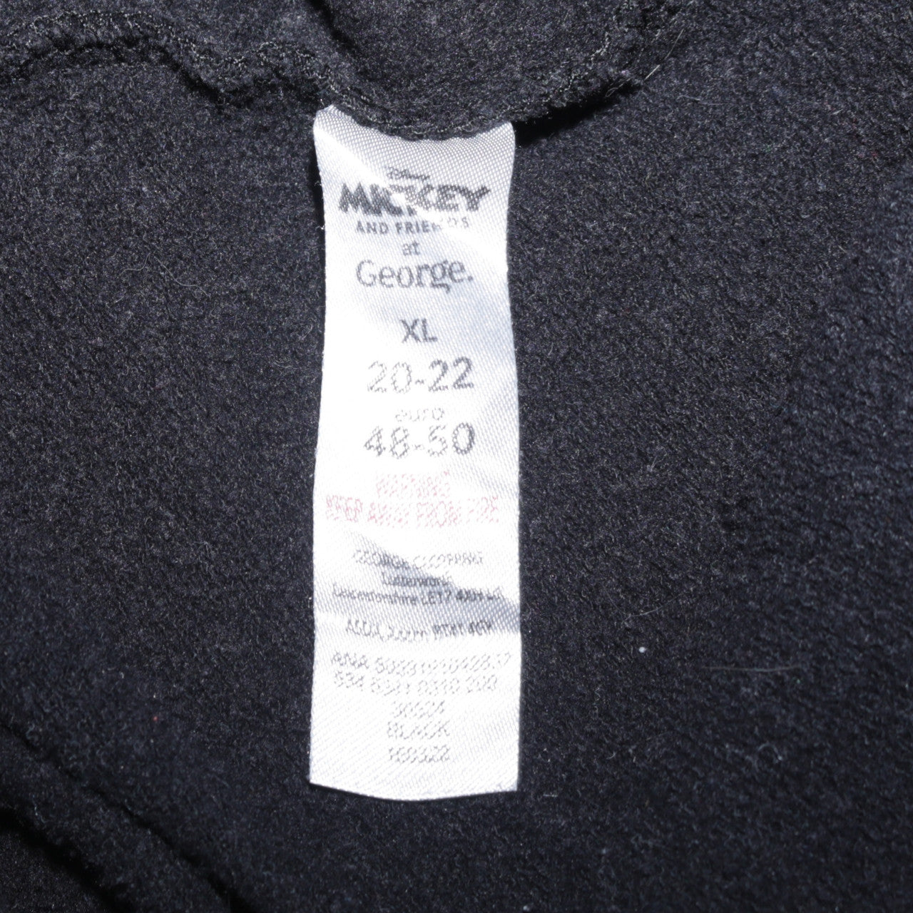 Womens UK Size 20 George Black Pullover Sweatshirt
