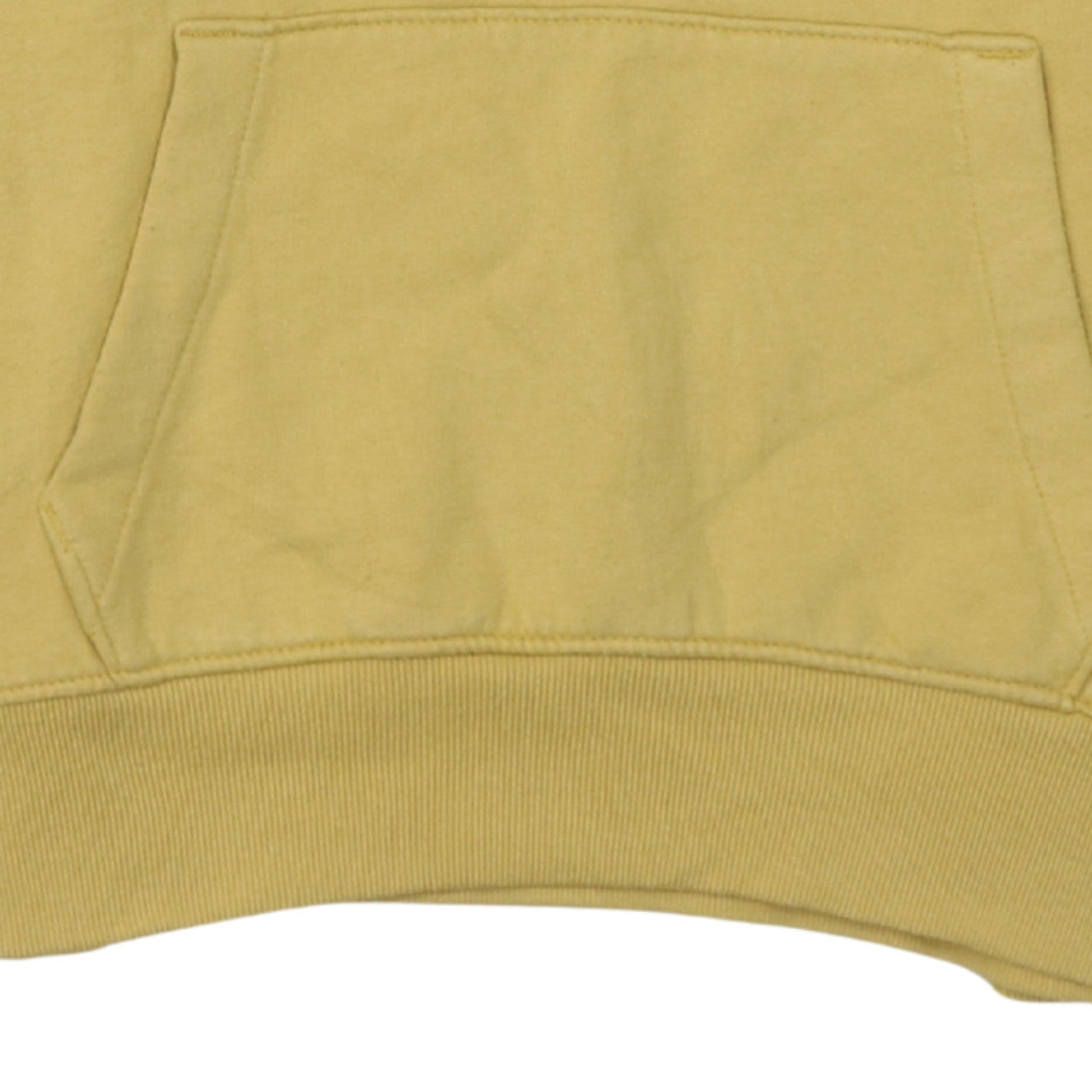Mens UK Size XS Hollister Yellow Pullover Hoodie