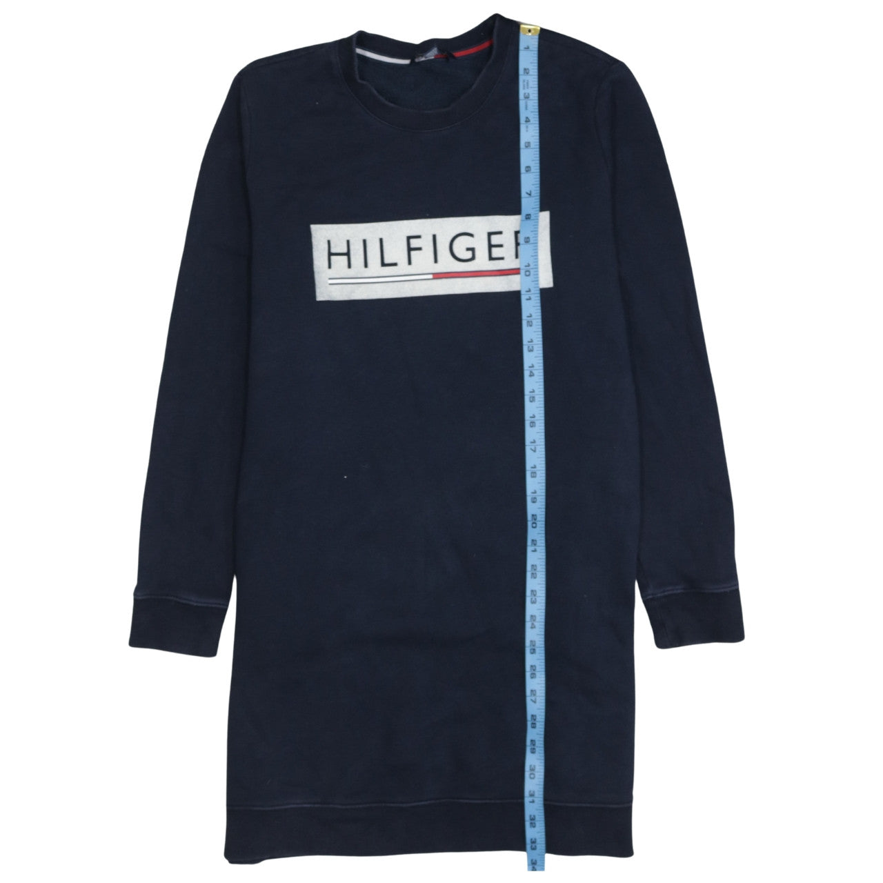 Mens UK Size M Tommy Hilfiger Blue Pullover Sweatshirt