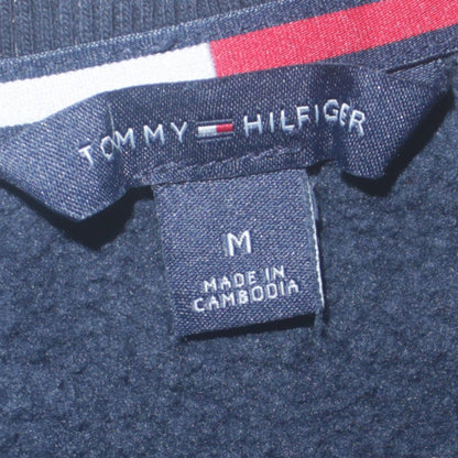Mens UK Size M Tommy Hilfiger Blue Pullover Sweatshirt