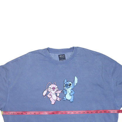 Womens UK Size L Primark Blue Pullover Sweatshirt