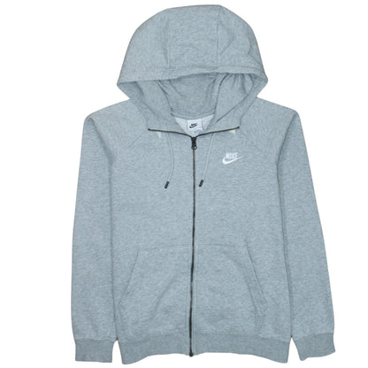 Mens UK Size M Nike Grey Full Zip Hoodie