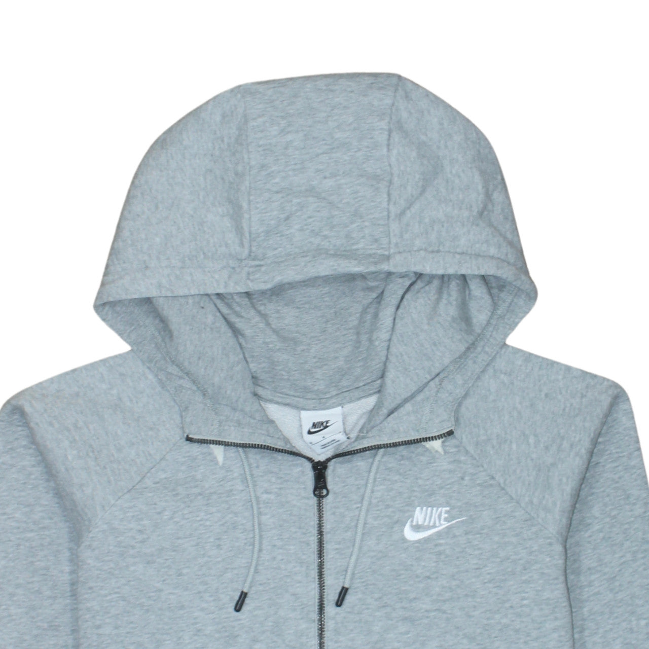 Mens UK Size M Nike Grey Full Zip Hoodie