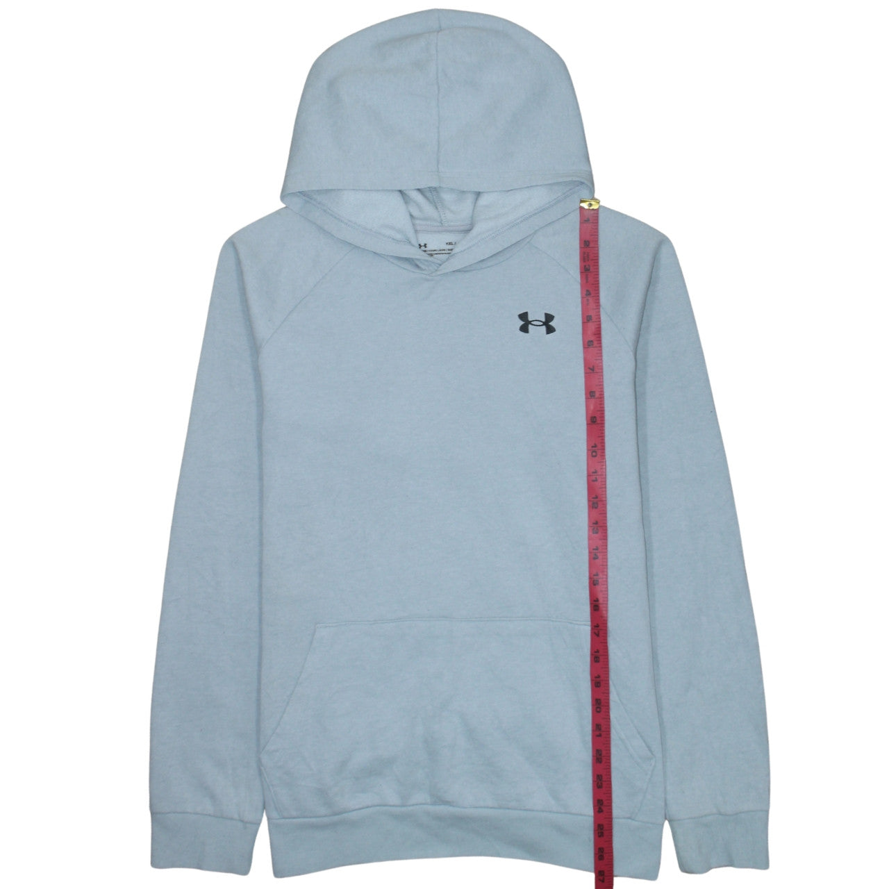 Boys UK Size YXL Under armour Blue Pullover Hoodie