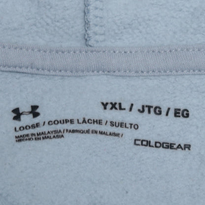 Boys UK Size YXL Under armour Blue Pullover Hoodie