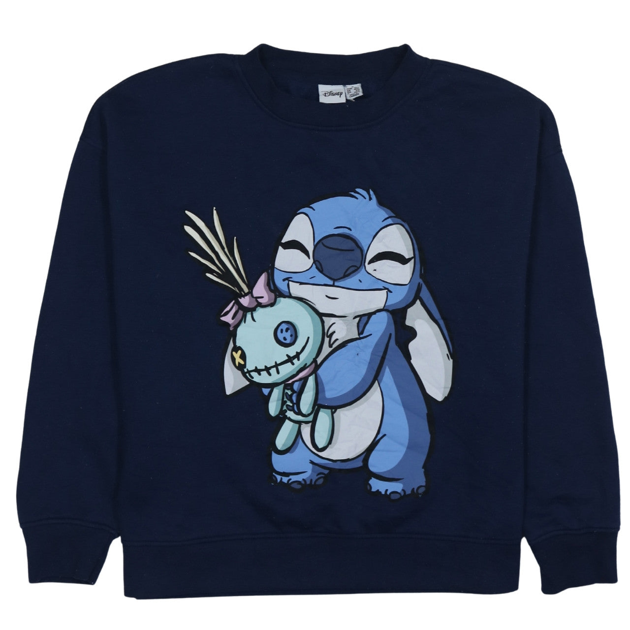 Womens UK Size L Disney Blue Pullover Sweatshirt