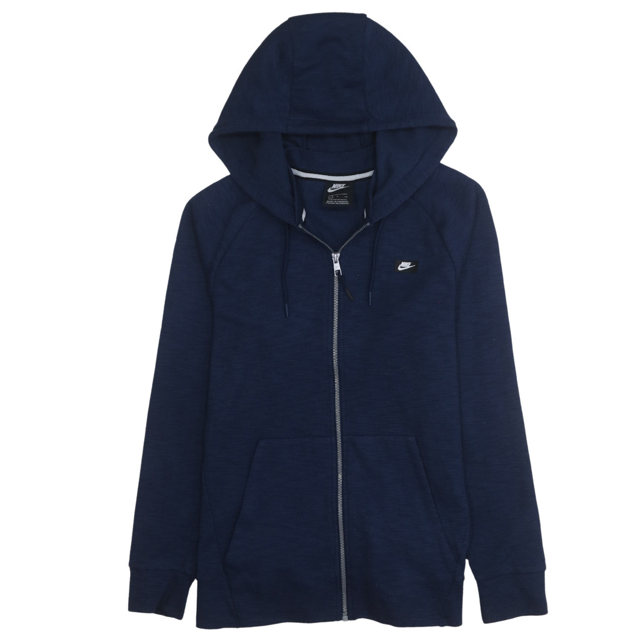 Mens UK Size S Nike Blue Full Zip Hoodie