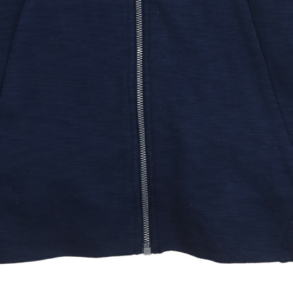 Mens UK Size S Nike Blue Full Zip Hoodie
