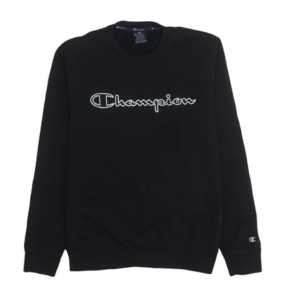 Mens UK Size M Champion Black Pullover Sweatshirt