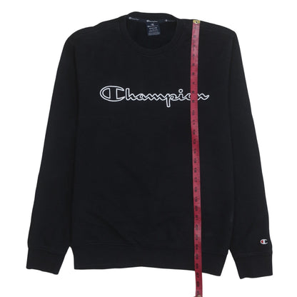 Mens UK Size M Champion Black Pullover Sweatshirt