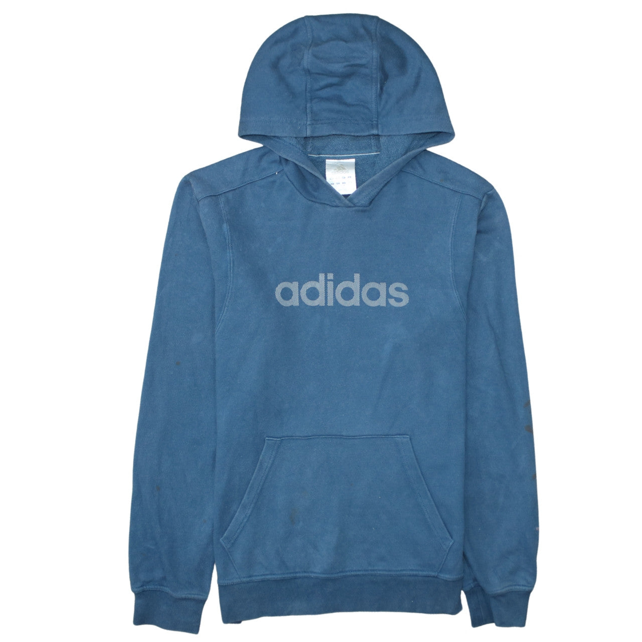 Mens UK Size S adidas Blue Pullover Hoodie