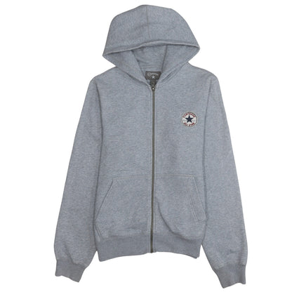 Mens UK Size S Converse Grey Full Zip Hoodie