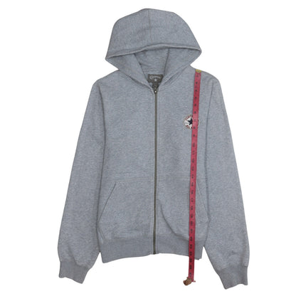 Mens UK Size S Converse Grey Full Zip Hoodie