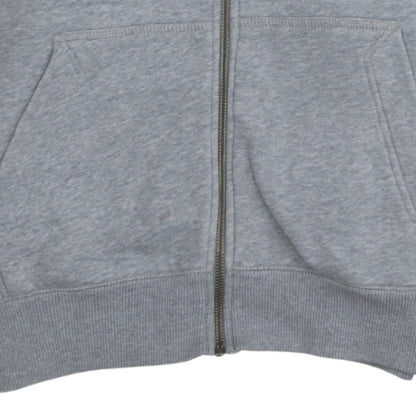 Mens UK Size S Converse Grey Full Zip Hoodie