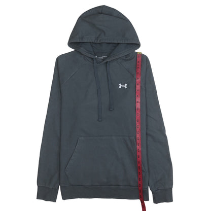Mens UK Size M Under armour Grey Pullover Hoodie