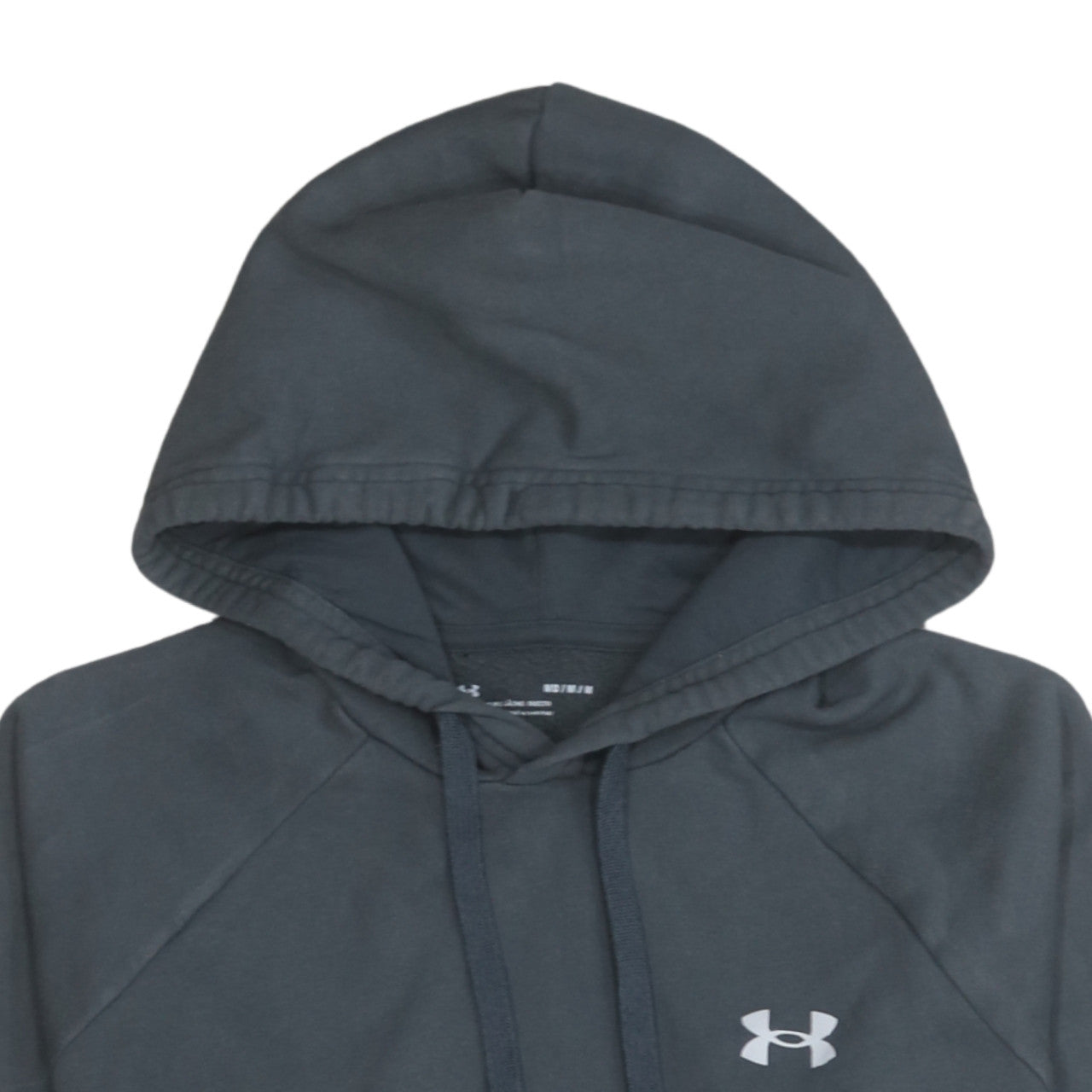 Mens UK Size M Under armour Grey Pullover Hoodie