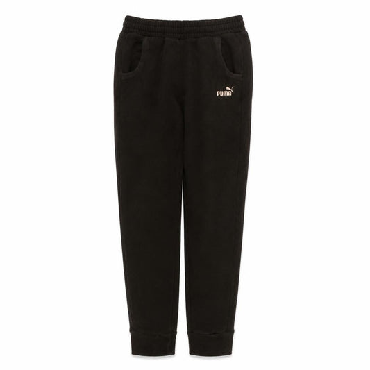 Womens UK Size 8 PUMA Regular Fit Jogger Black Trousers