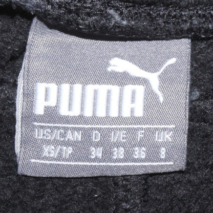 Womens UK Size 8 PUMA Regular Fit Jogger Black Trousers