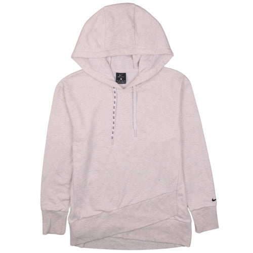 Womens UK Size XS Nike Beige Pullover Hoodie