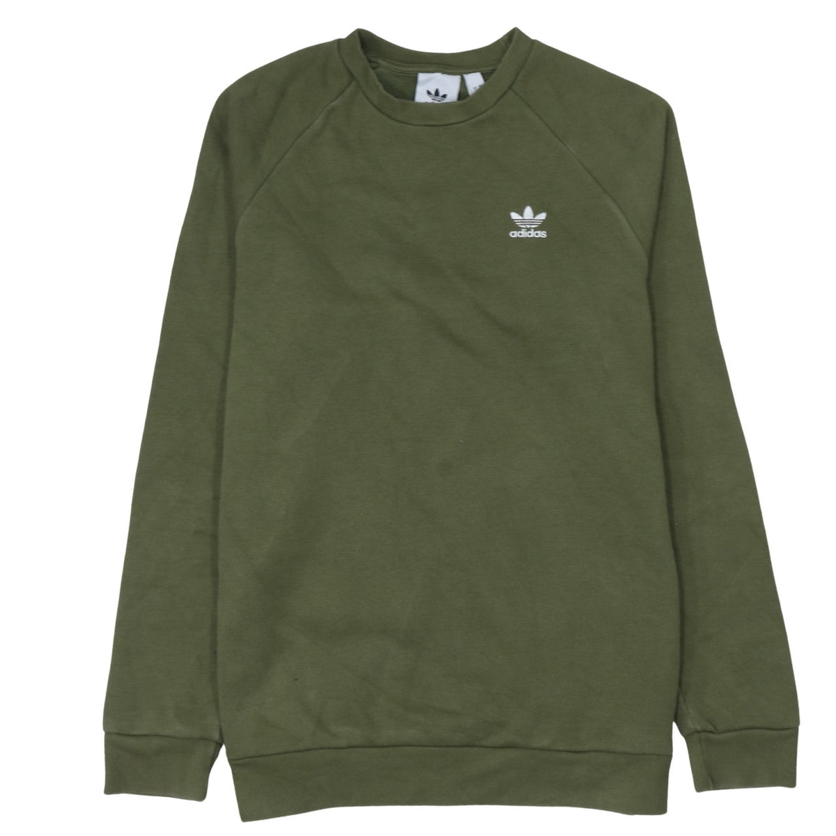 Mens UK Size S adidas Green Pullover Sweatshirt