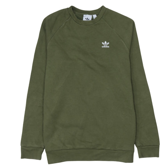 Mens UK Size S adidas Green Pullover Sweatshirt